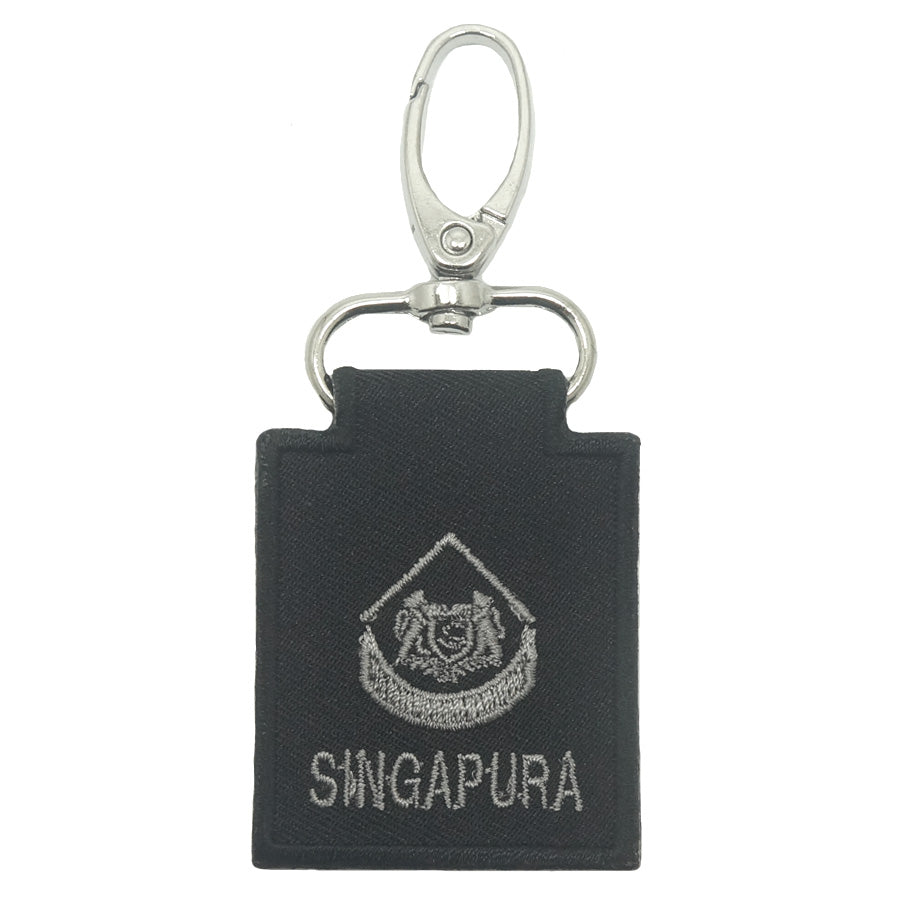 MINI SAF RANK KEYCHAIN - 3WO (BLACK FOLIAGE)