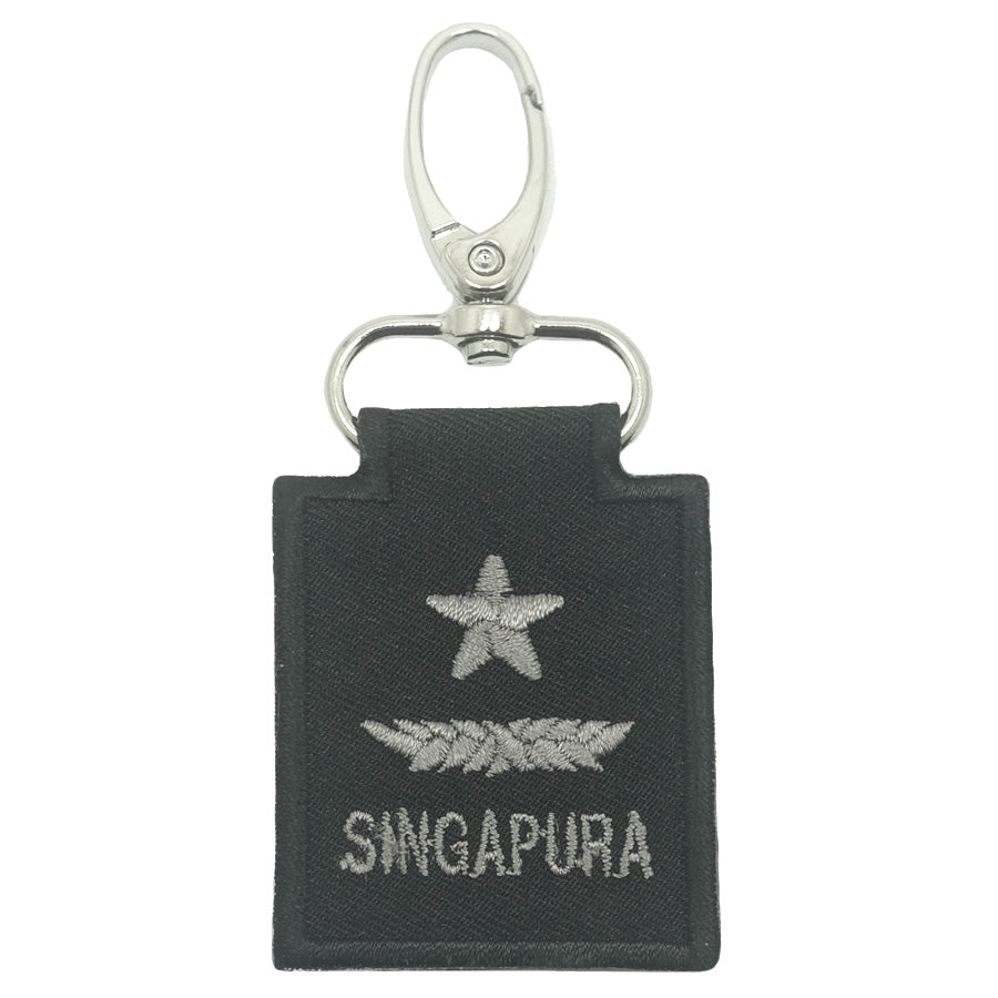 MINI SAF RANK KEYCHAIN - BG (BLACK FOLIAGE)