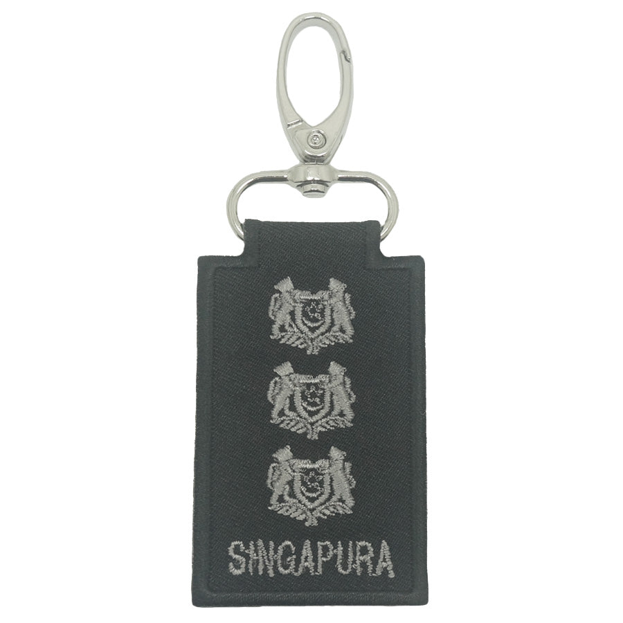 MINI SAF RANK KEYCHAIN - COL (BLACK FOLIAGE)