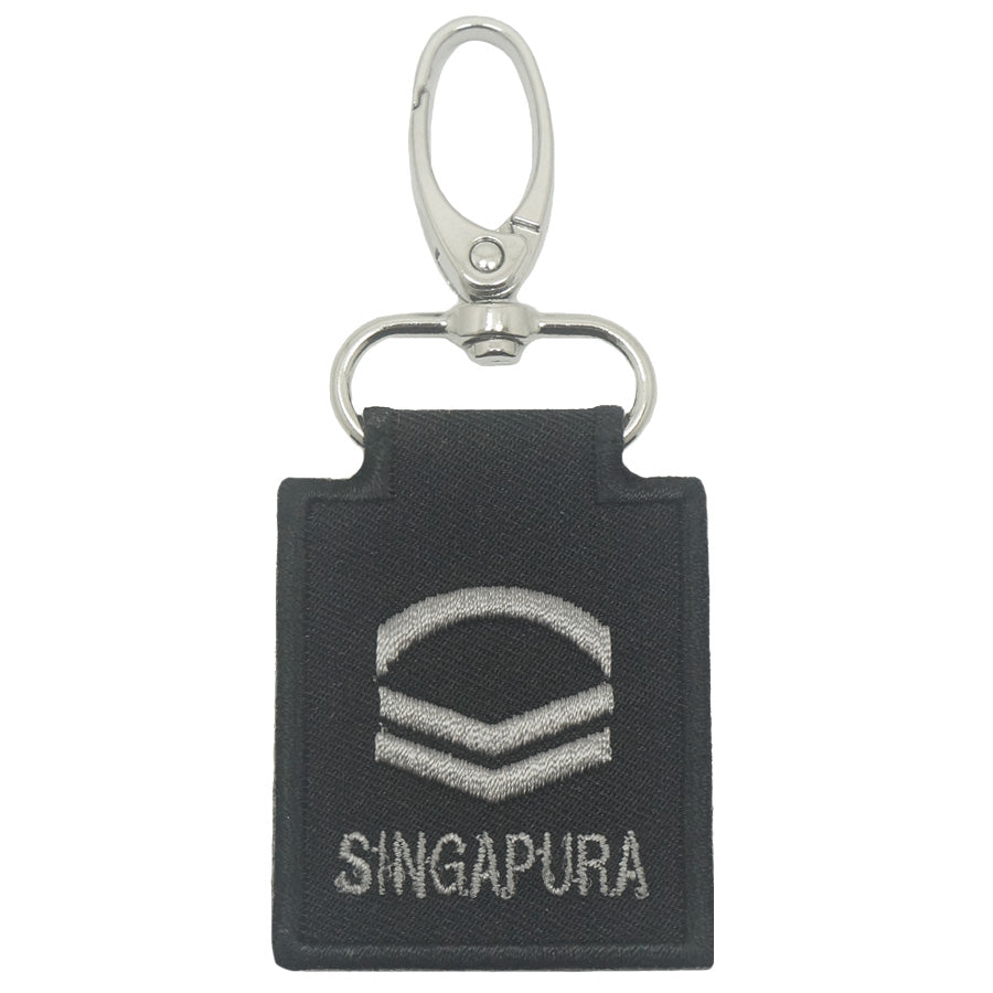 MINI SAF RANK KEYCHAIN - CPL (BLACK FOLIAGE)