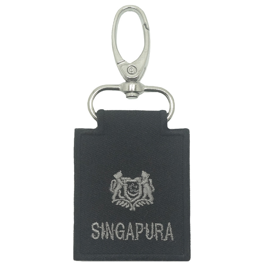 MINI SAF RANK KEYCHAIN - MAJ (BLACK FOLIAGE)