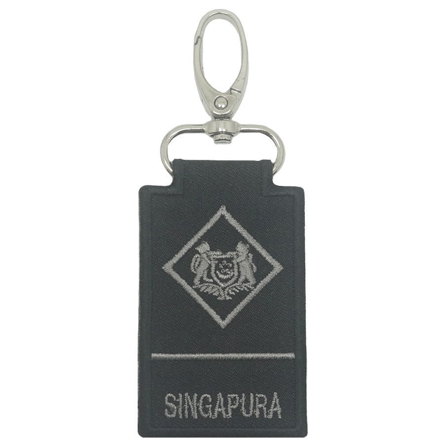 MINI SAF RANK KEYCHAIN - ME1 (BLACK FOLIAGE)