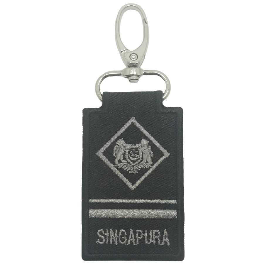 MINI SAF RANK KEYCHAIN - ME4 (BLACK FOLIAGE)