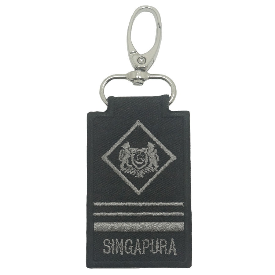 MINI SAF RANK KEYCHAIN - ME5 (BLACK FOLIAGE)