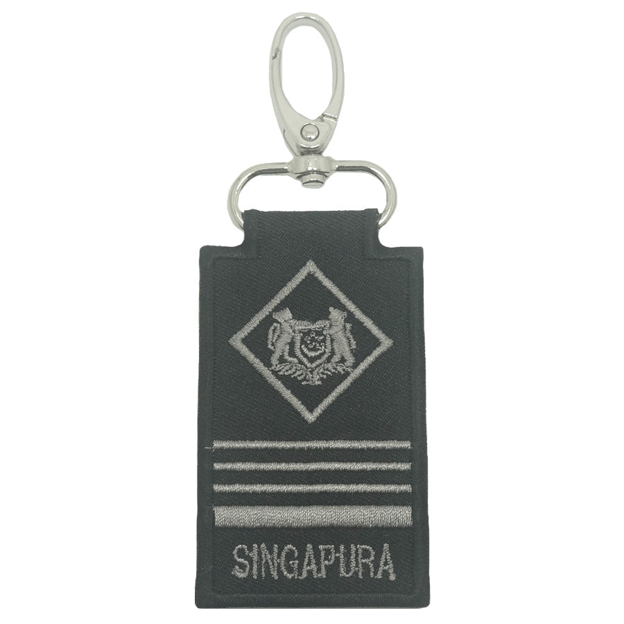 MINI SAF RANK KEYCHAIN - ME6 (BLACK FOLIAGE)