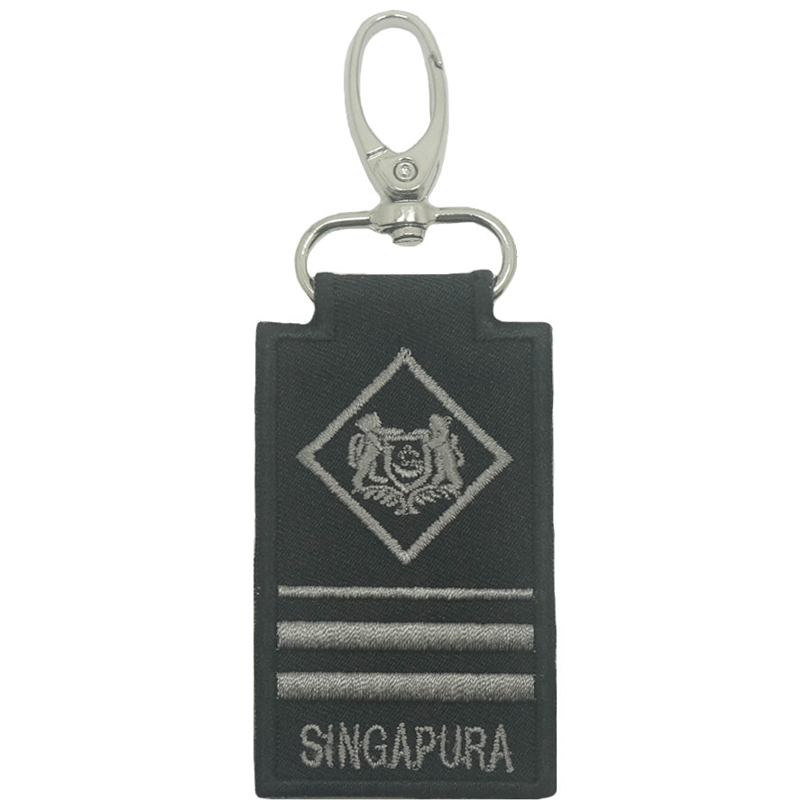 MINI SAF RANK KEYCHAIN - ME7 (BLACK FOLIAGE)
