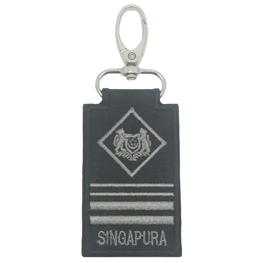MINI SAF RANK KEYCHAIN - ME8 (BLACK FOLIAGE)
