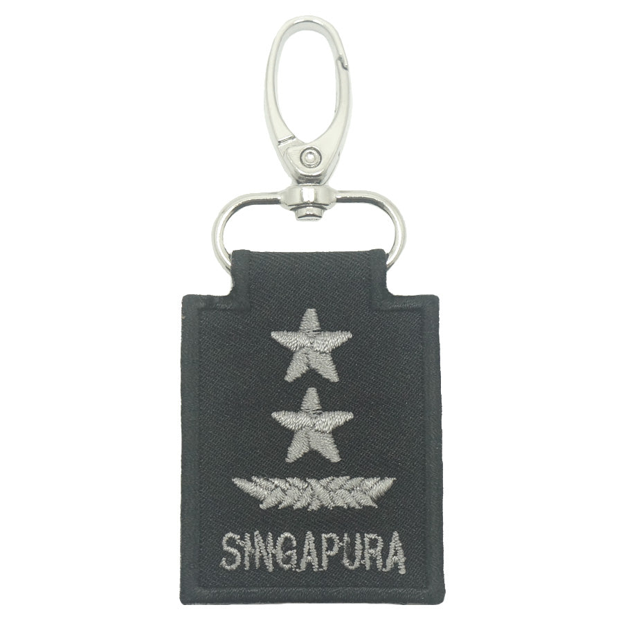 MINI SAF RANK KEYCHAIN - MG (BLACK FOLIAGE)