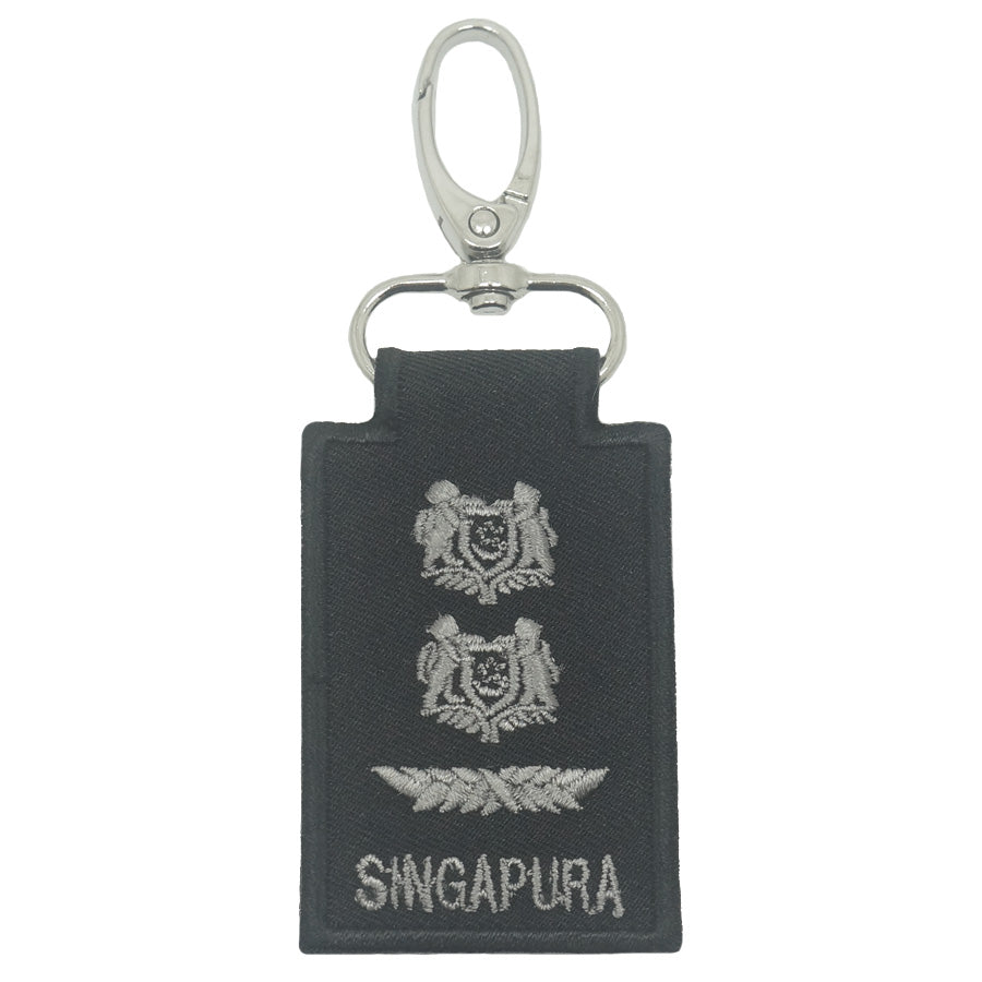 MINI SAF RANK KEYCHAIN - SLTC (BLACK FOLIAGE)