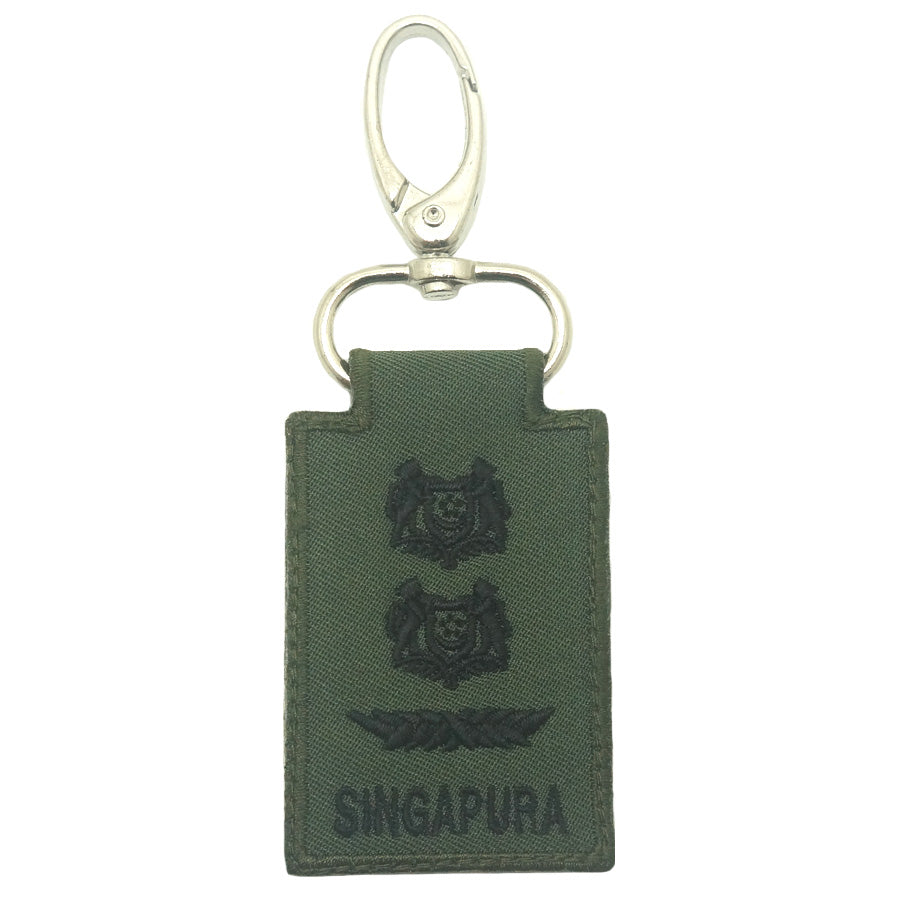 MINI SAF RANK KEYCHAIN - SLTC (OD GREEN)