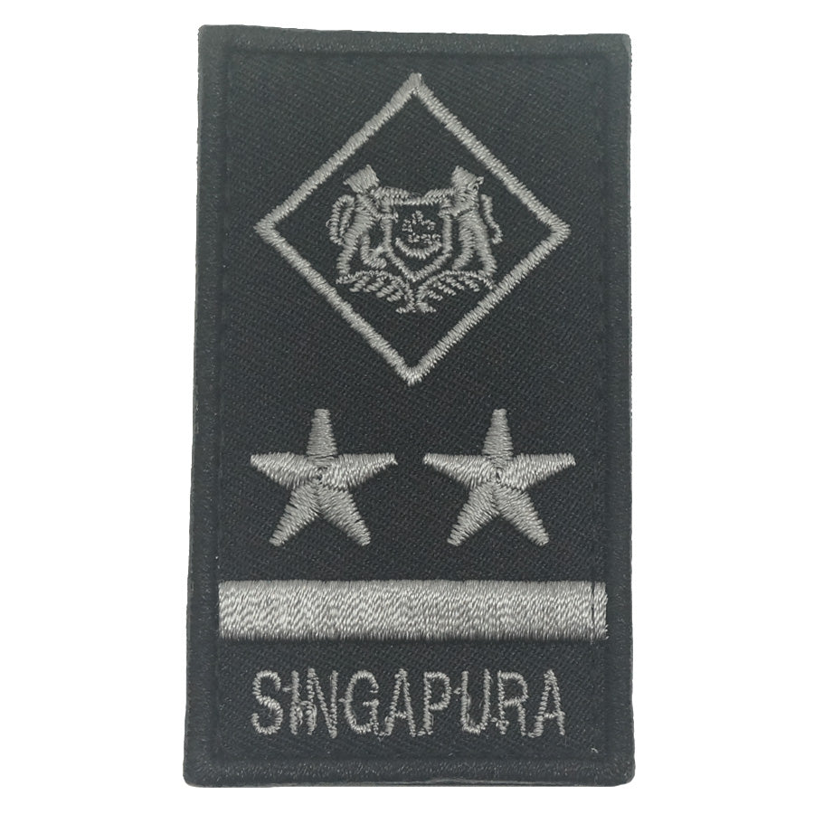 MINI SAF RANK PATCH - ME9 (BLACK FOLIAGE) (NEW)
