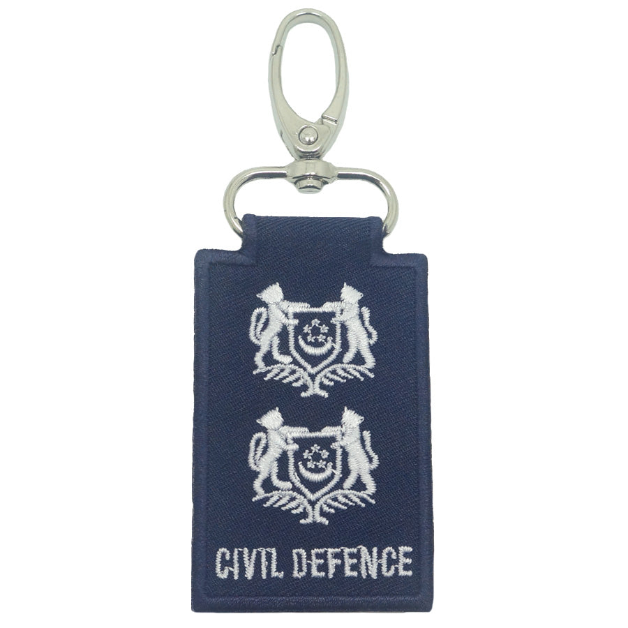 MINI SCDF RANK KEYCHAIN - LIEUTENANT COLONEL (LTC)