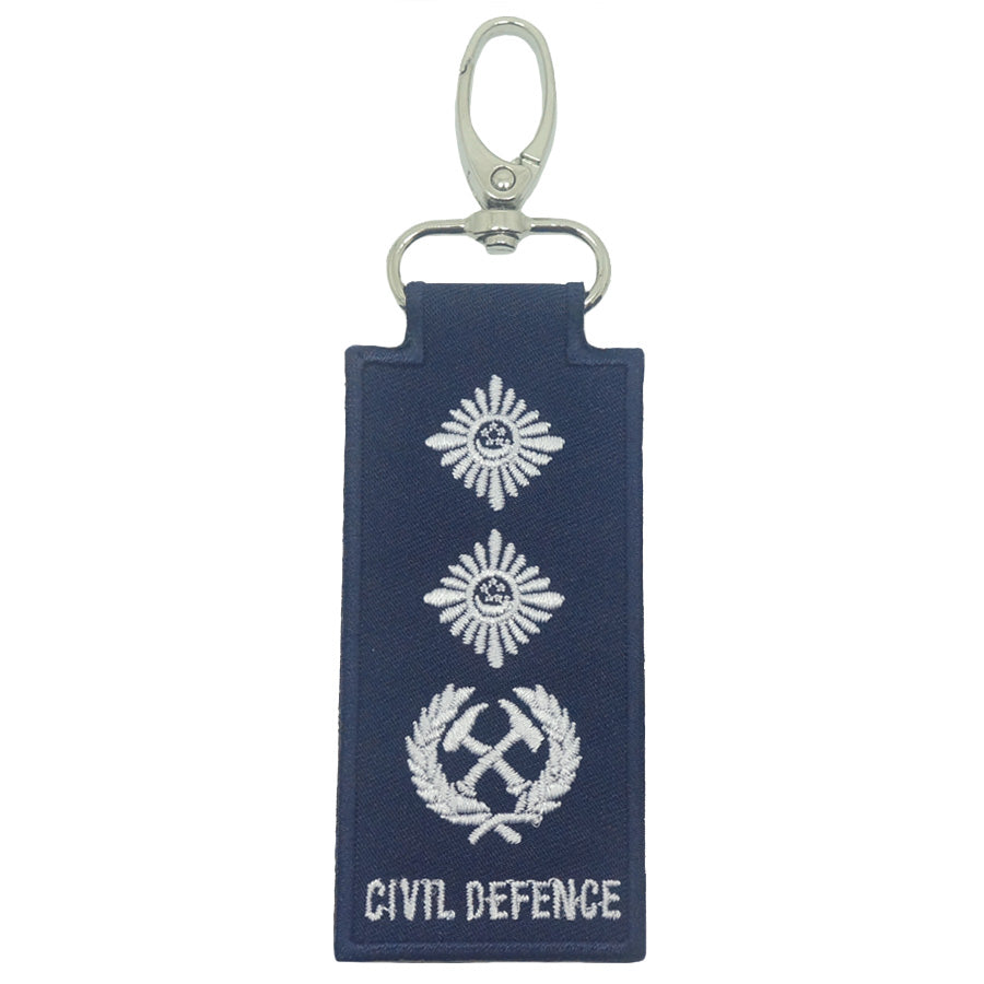 MINI SCDF RANK KEYCHAIN - SENIOR ASSISTANT COMMISSIONER (SAC)