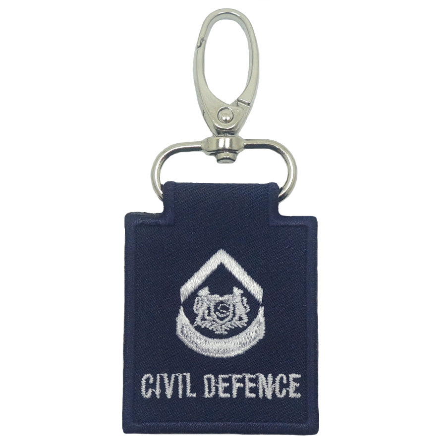 MINI SCDF RANK KEYCHAIN - WARRANT OFFICER 1 (WO1)