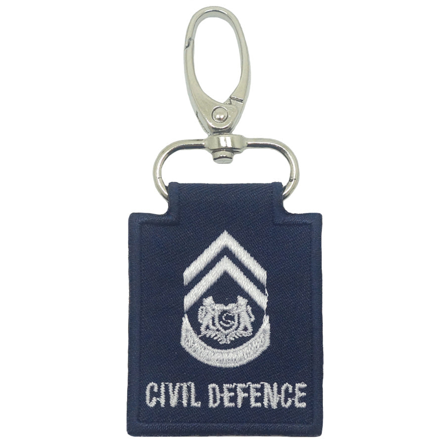 MINI SCDF RANK KEYCHAIN - WARRANT OFFICER 2 (WO2)