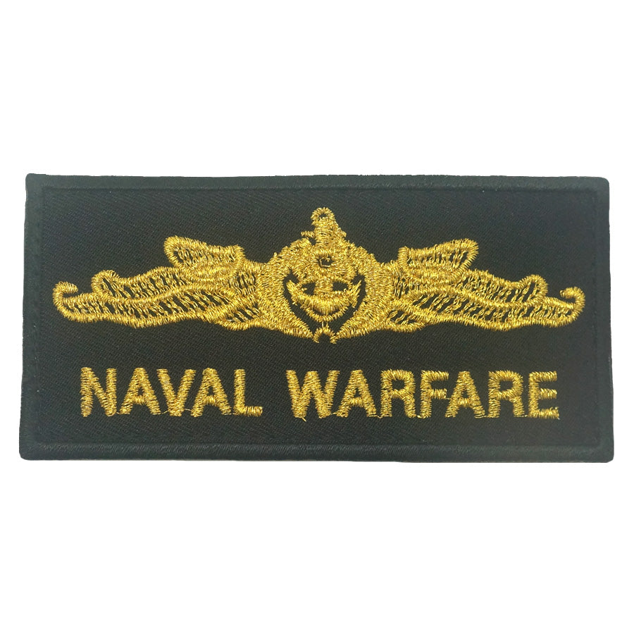 NAVAL WARFARE CALL SIGN (WITH NAME CUSTOMIZATION) - BLACK METALLIC GOLD