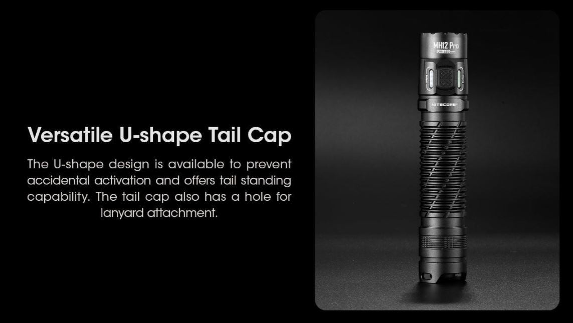 NITECORE MH12 PRO - 3300 LUMENS, 505 METERS THROW (1 x 5300mAh LI-ION BATTERY INCLUDED)