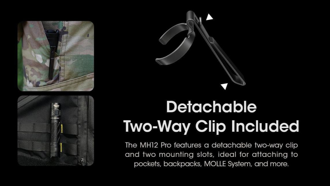 NITECORE MH12 PRO - 3300 LUMENS, 505 METERS THROW (1 x 5300mAh LI-ION BATTERY INCLUDED)