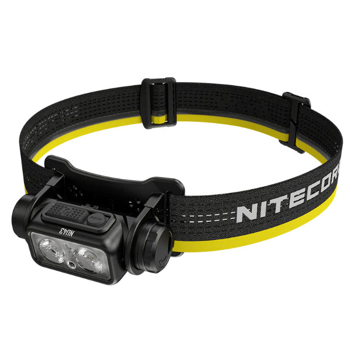 NITECORE NU43 HEADLAMP - 1400 LUMENS (3,400mAh LI-ION RECHARGEABLE BATTERY)
