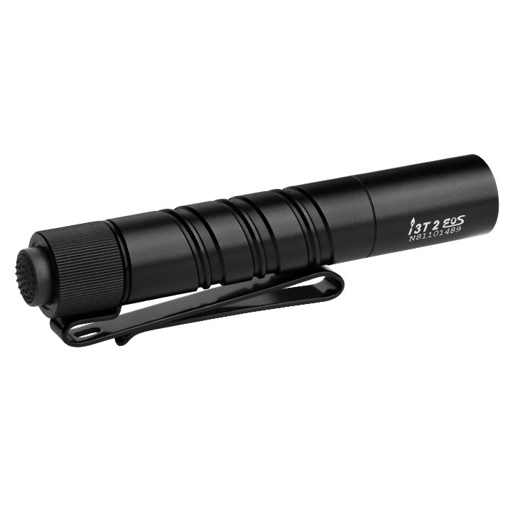OLIGHT I3T 2 EOS DUAL OUTPUT SLIM EDC FLASHLIGHT (BATTERY INCLUDED) - 200 LUMENS - BLACK