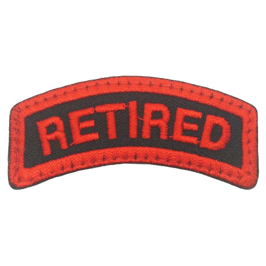 RETIRED TAB - BLACK RED
