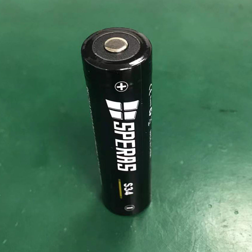 SPERAS S34 3400mAh RECHARGEABLE 18650 LI-ION BATTERY 3.7V / 12.58Wh