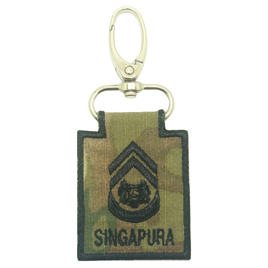 MINI SAF RANK KEYCHAIN - 1WO (MULTICAM)