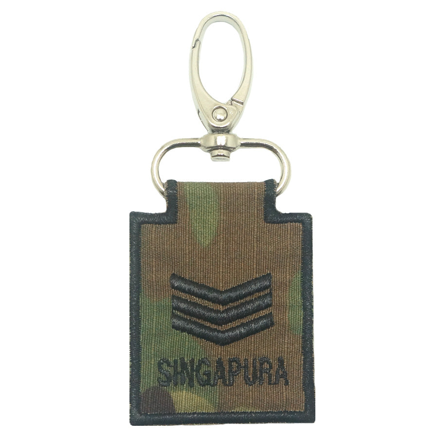 MINI SAF RANK KEYCHAIN - 3SG (MULTICAM)