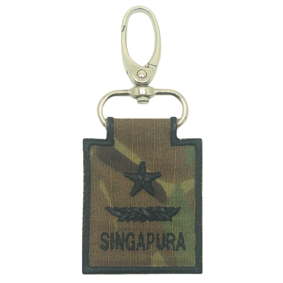 MINI SAF RANK KEYCHAIN - BG (MULTICAM)