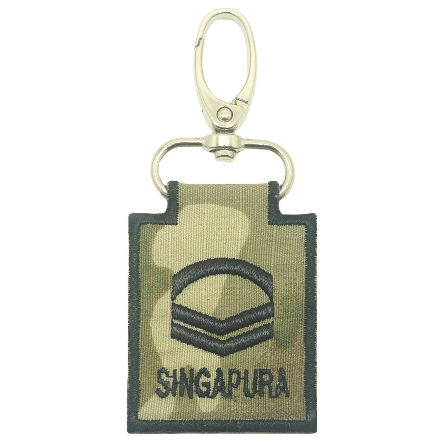 MINI SAF RANK KEYCHAIN - CPL (MULTICAM)