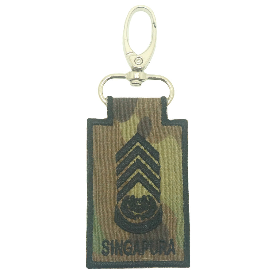 MINI SAF RANK KEYCHAIN - CWO (MULTICAM)