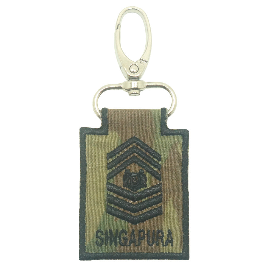 MINI SAF RANK KEYCHAIN - MSG (MULTICAM)