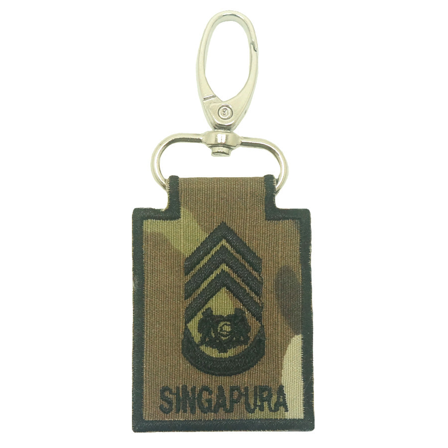 MINI SAF RANK KEYCHAIN - MWO (MULTICAM)