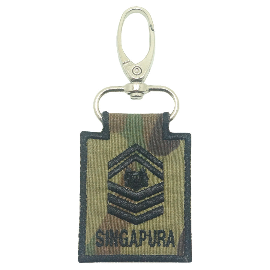 MINI SAF RANK KEYCHAIN - SSG (MULTICAM)