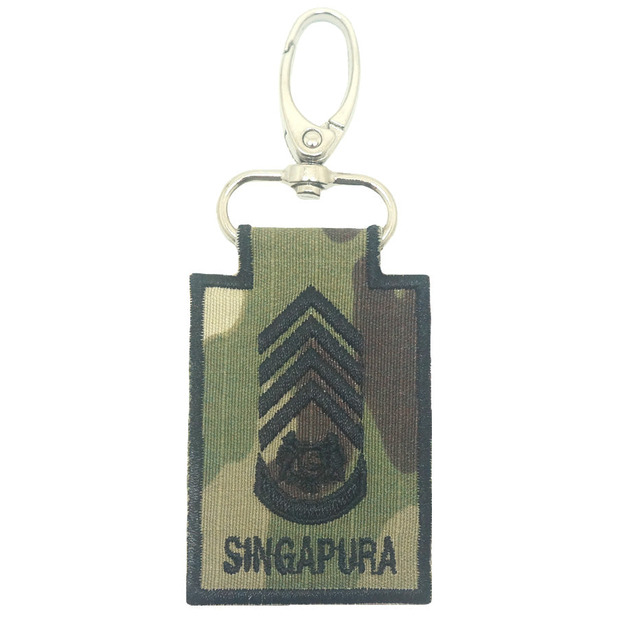 MINI SAF RANK KEYCHAIN - SWO (MULTICAM)