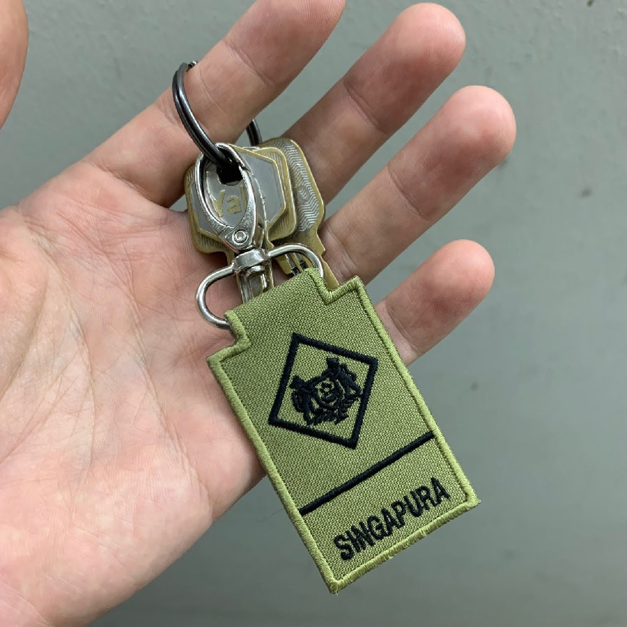 MINI SAF RANK KEYCHAIN - LTA (MULTICAM)