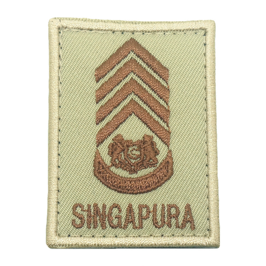 MINI SAF RANK PATCH - SWO (KHAKI)