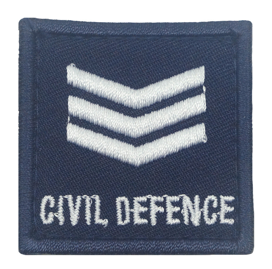 MINI SCDF RANK PATCH - SERGEANT 3 (SGT 3)