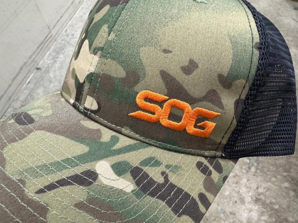 SOG CAP - CAMOUFLAGE (MESH SNAP BACK)