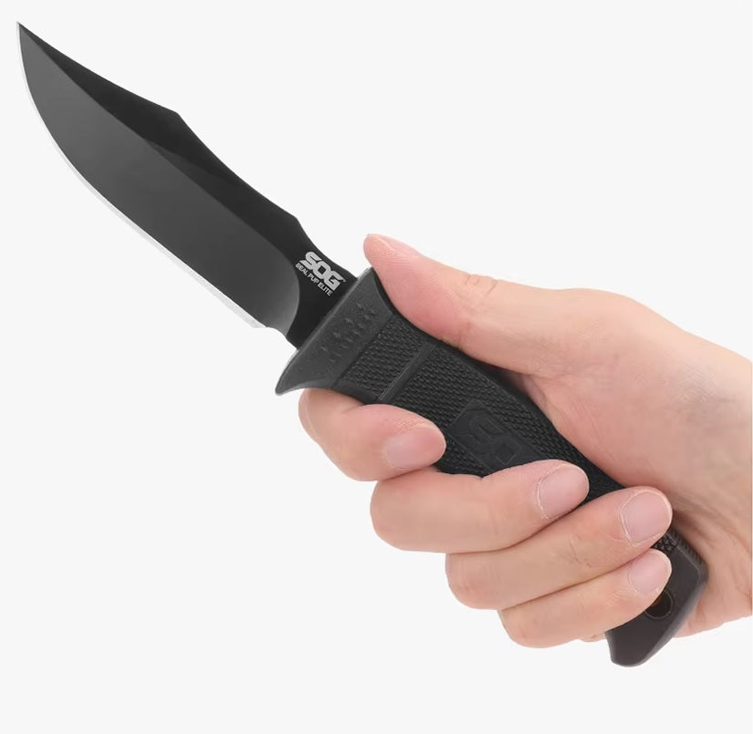 SOG SEAL PUP ELITE MINI FIXED BLADE KNIFE (E37M-BX)