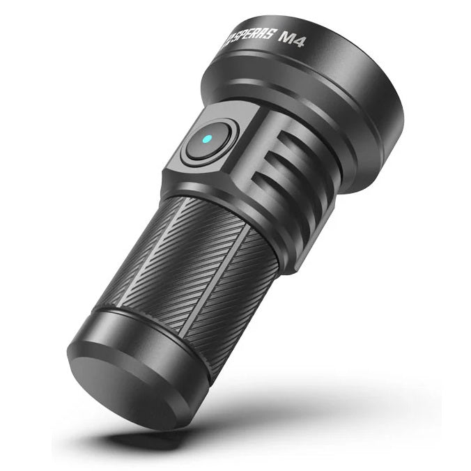SPERAS M4 MINI RECHARGEABLE FLASHLIGHT 1320 LUMENS 652M THROW, 1 x 18350 BATTERY