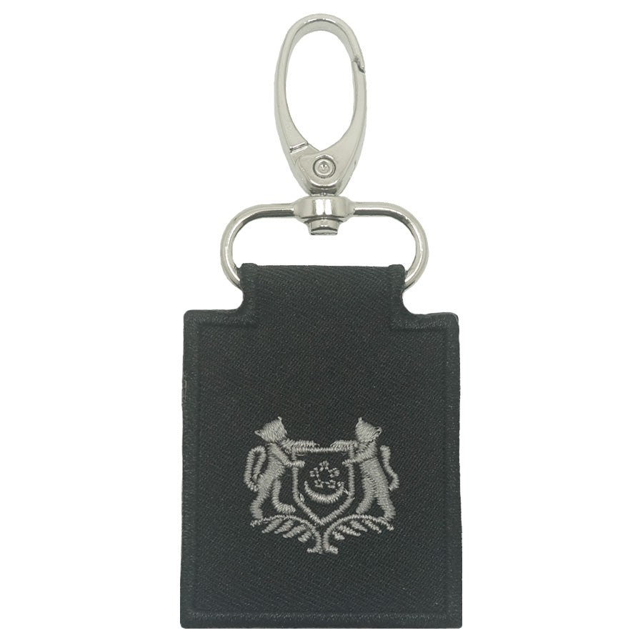 MINI SPF RANK KEYCHAIN (BLACK FOLIAGE) - ASSISTANT SUPERINTENDENT OF POLICE (ASP)