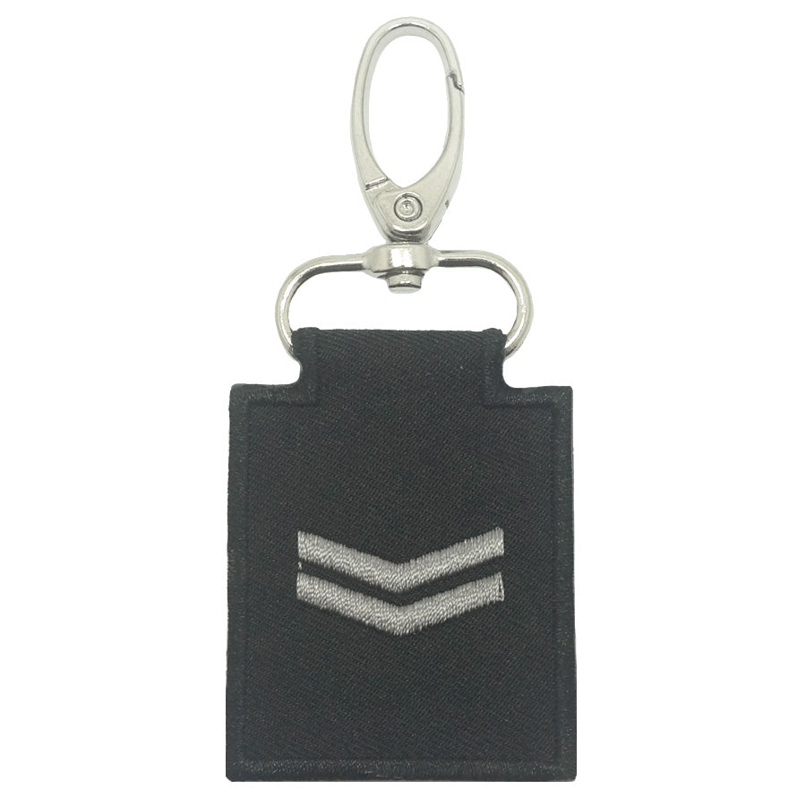MINI SPF RANK KEYCHAIN (BLACK FOLIAGE) - CORPORAL (CPL)