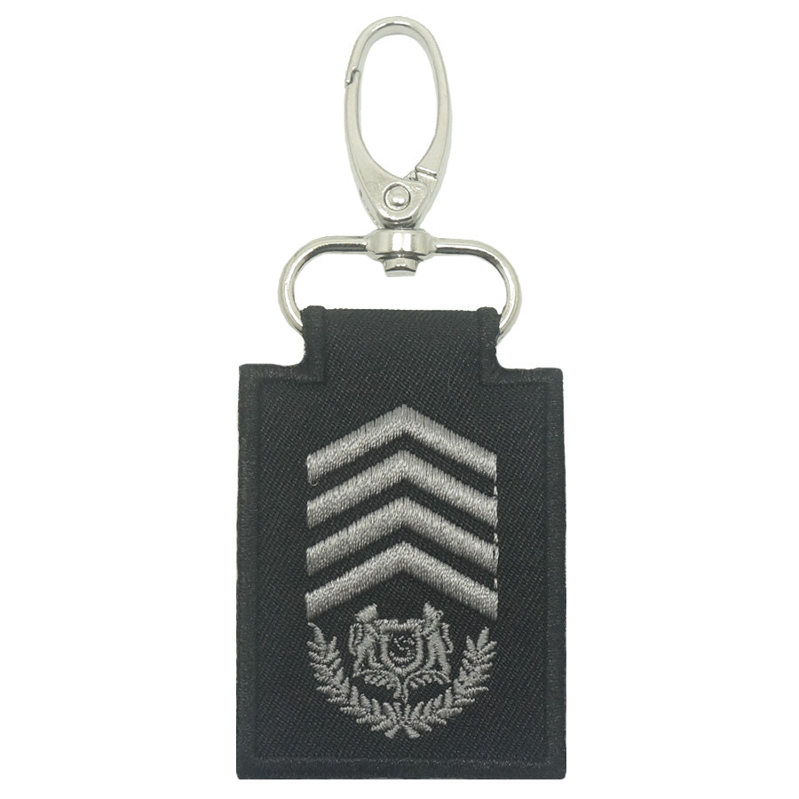 MINI SPF RANK KEYCHAIN (BLACK FOLIAGE) - SENIOR STATION INSPECTOR II (SSI2)