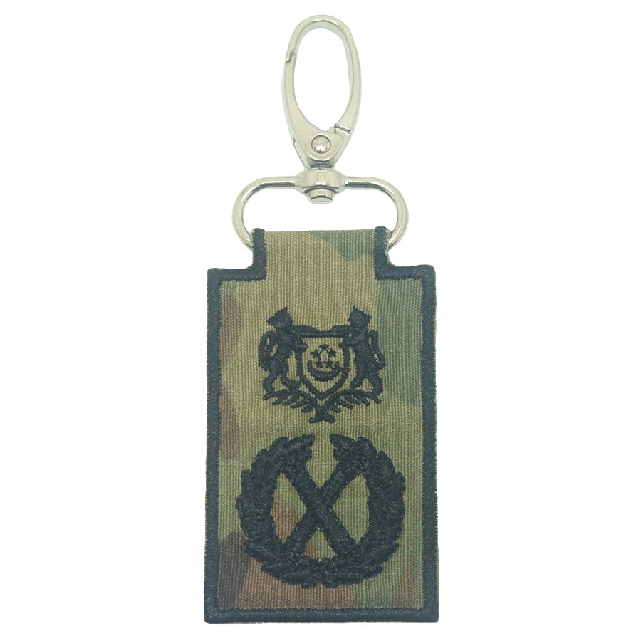 MINI SPF RANK KEYCHAIN (MULTICAM) - DEPUTY COMMISSIONER OF POLICE (DCP)