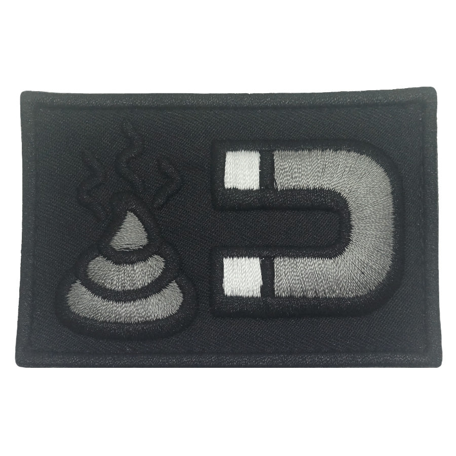 SHIT MAGNET PATCH - SWAT WITH GREY POO