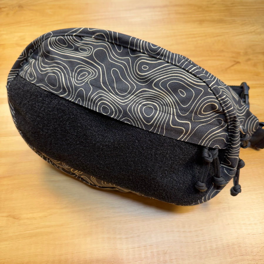 HGS PREMIUM TACTICAL FANNY PACK - 8L (BLACK TERRAIN)