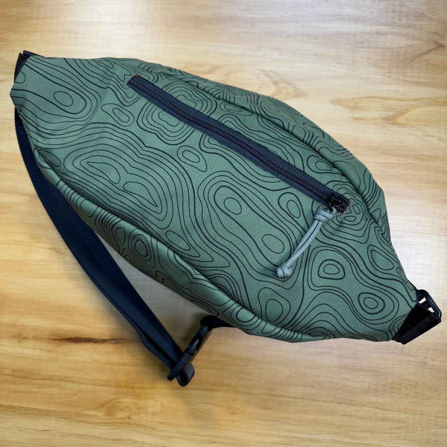 HGS PREMIUM TACTICAL FANNY PACK - 8L (GREEN TERRAIN)