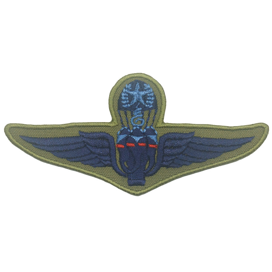 THAILAND MASTER PARACHUTIST AIRBORNE WING - OLIVE GREEN