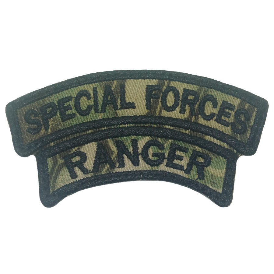 THAILAND SPECIAL FORCES X RANGER TAB - KRYPTEK MANDRAKE (BLACK EMBROIDERY)